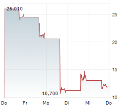T3 DEFENSE INC Chart 1 Jahr