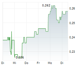TINKA RESOURCES LIMITED Chart 1 Jahr