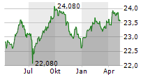 VANECK INVESTMENT GRADE FLOATING RATE ETF Chart 1 Jahr