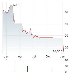 VERTEX Aktie Chart 1 Jahr