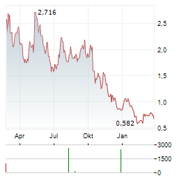 WISDOMTREE PHYSICAL POLKADOT Aktie Chart 1 Jahr