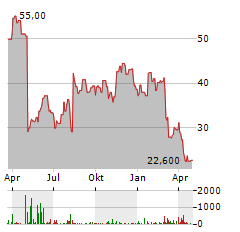 XPEL Aktie Chart 1 Jahr