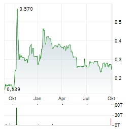ZIMTU CAPITAL Aktie Chart 1 Jahr